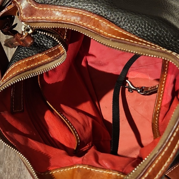 ❤️ VINTAGE DOONEY & BOURKE PEBBLED LEATHER BAG / PURSE - Picture 16 of 16